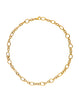 Gold Plated Steel Charm Necklace for Women, 43cm Length, Charm&Glow Collection