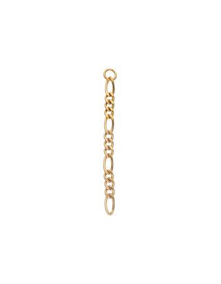 Sterling Silver Gold-Plated Chain Section Bracelet for Men and Women, 8cm Length, Mix&Match Collection