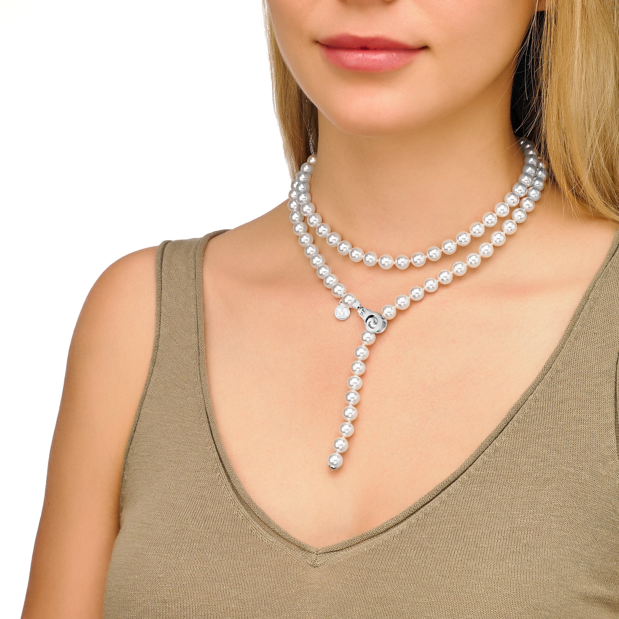 How to wear long pearl necklace - Majorica News